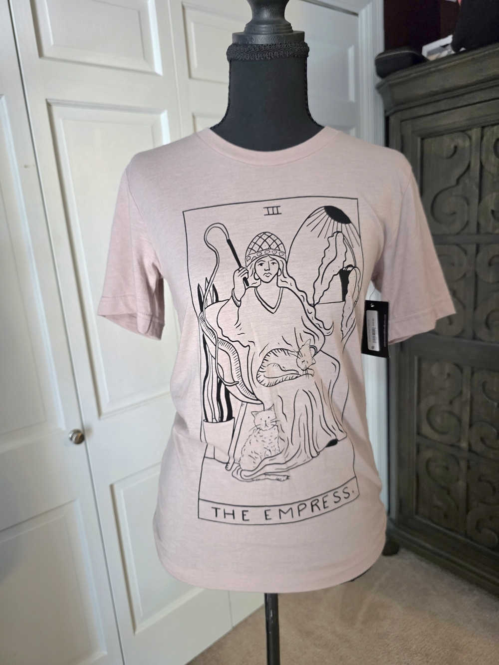 Bella Canvas Light Pink "The Empress" Graphic Tee